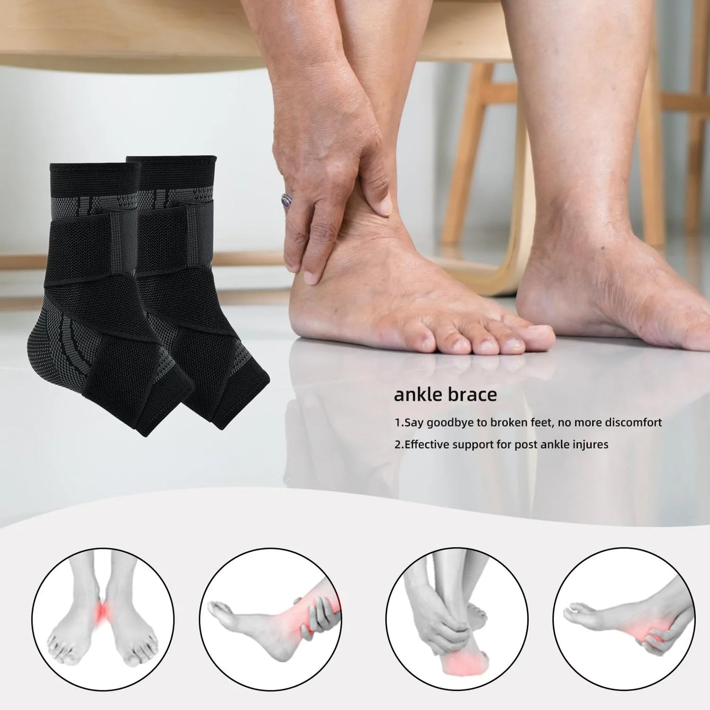 Nylex Compression Foot Sleeve